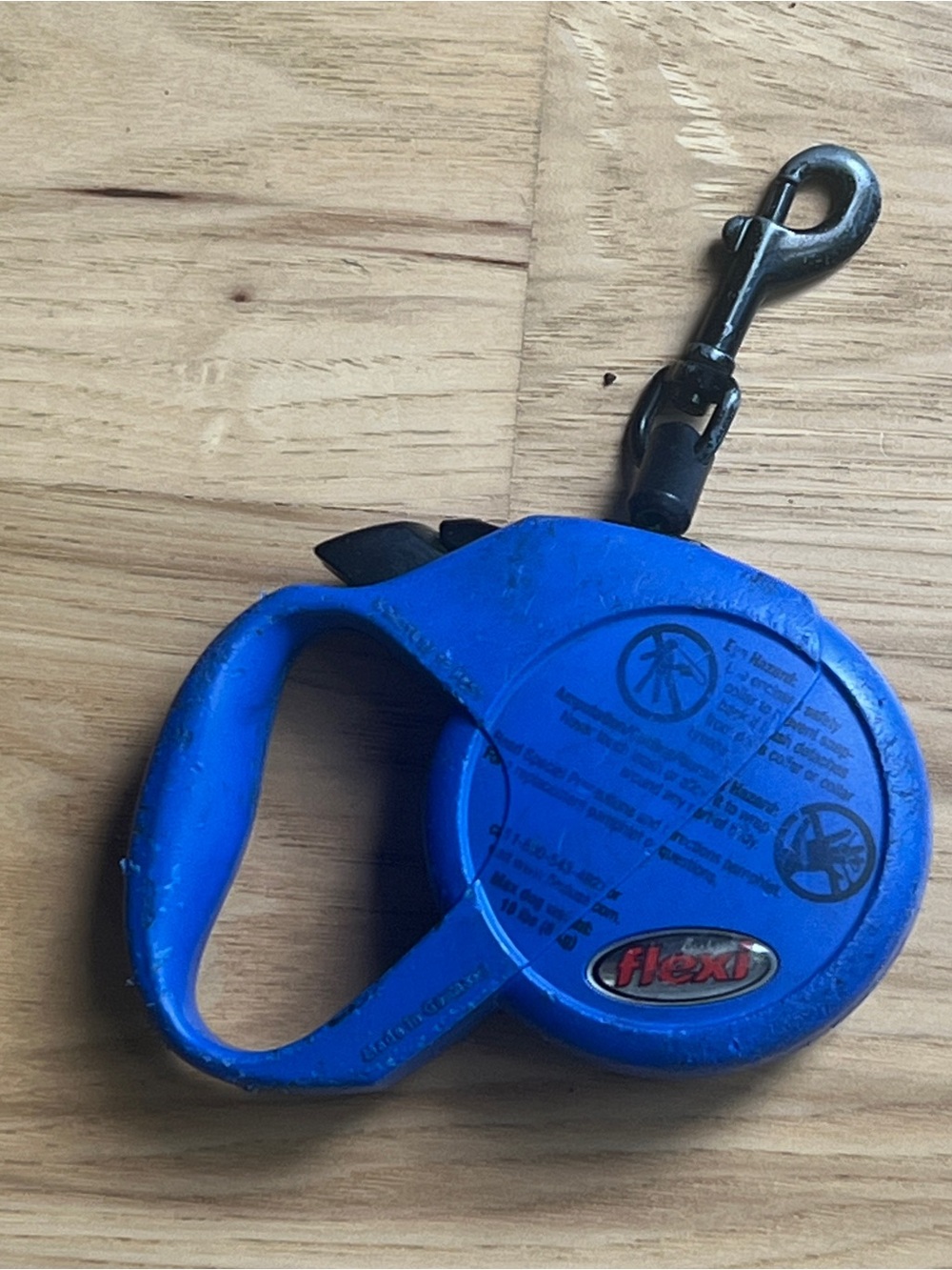 Flexi MINI Retractable Dog Leash for Small Breeds Blue Plastic 10 Feet